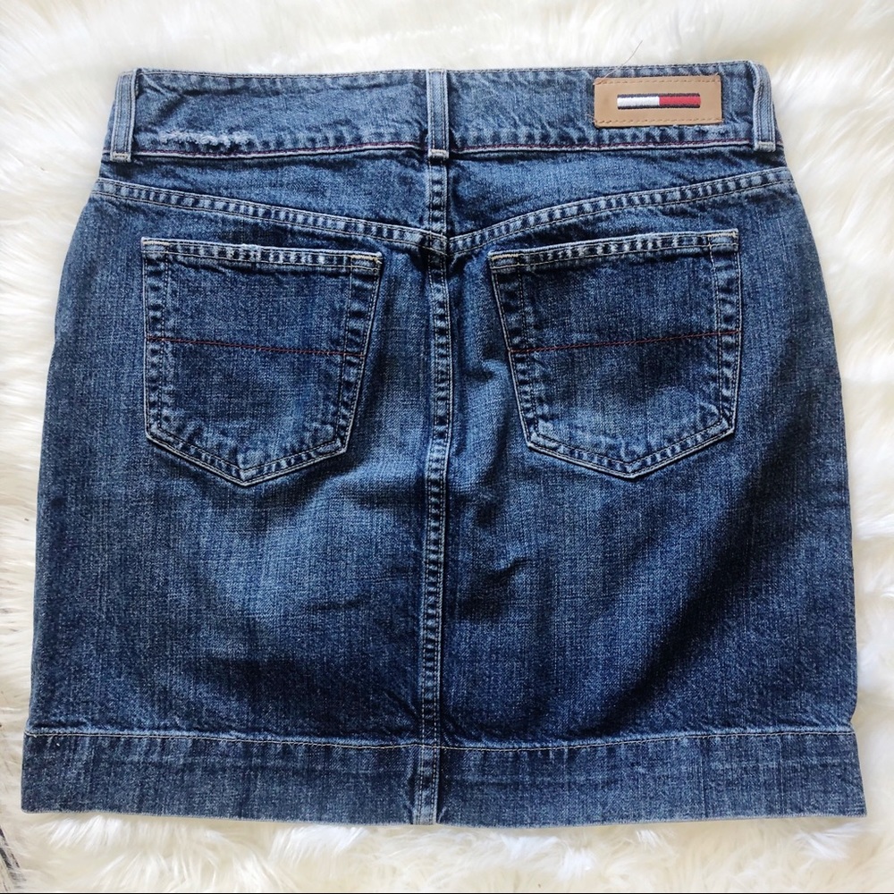 Tommy Hilfiger Classic Denim Pencil Skirt Size 8 - Picture 2 of 5